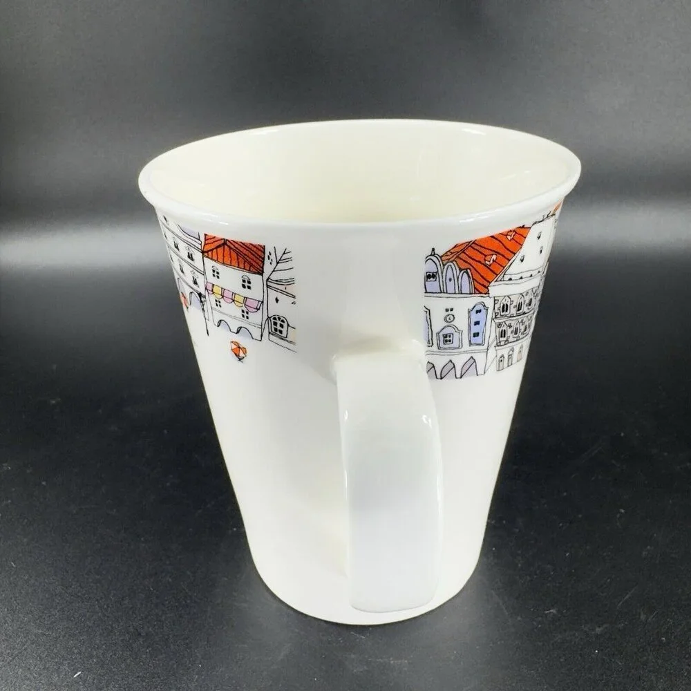 Europe‎ Sketch Rabbitstory Porcelain Coffee Mug Cup Korea Lovely Praha Mug Cup